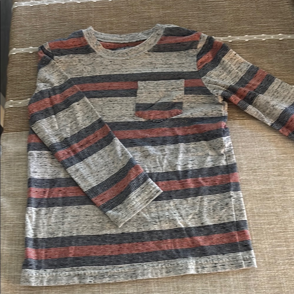 Striped Kids Long Sleeve Shirt